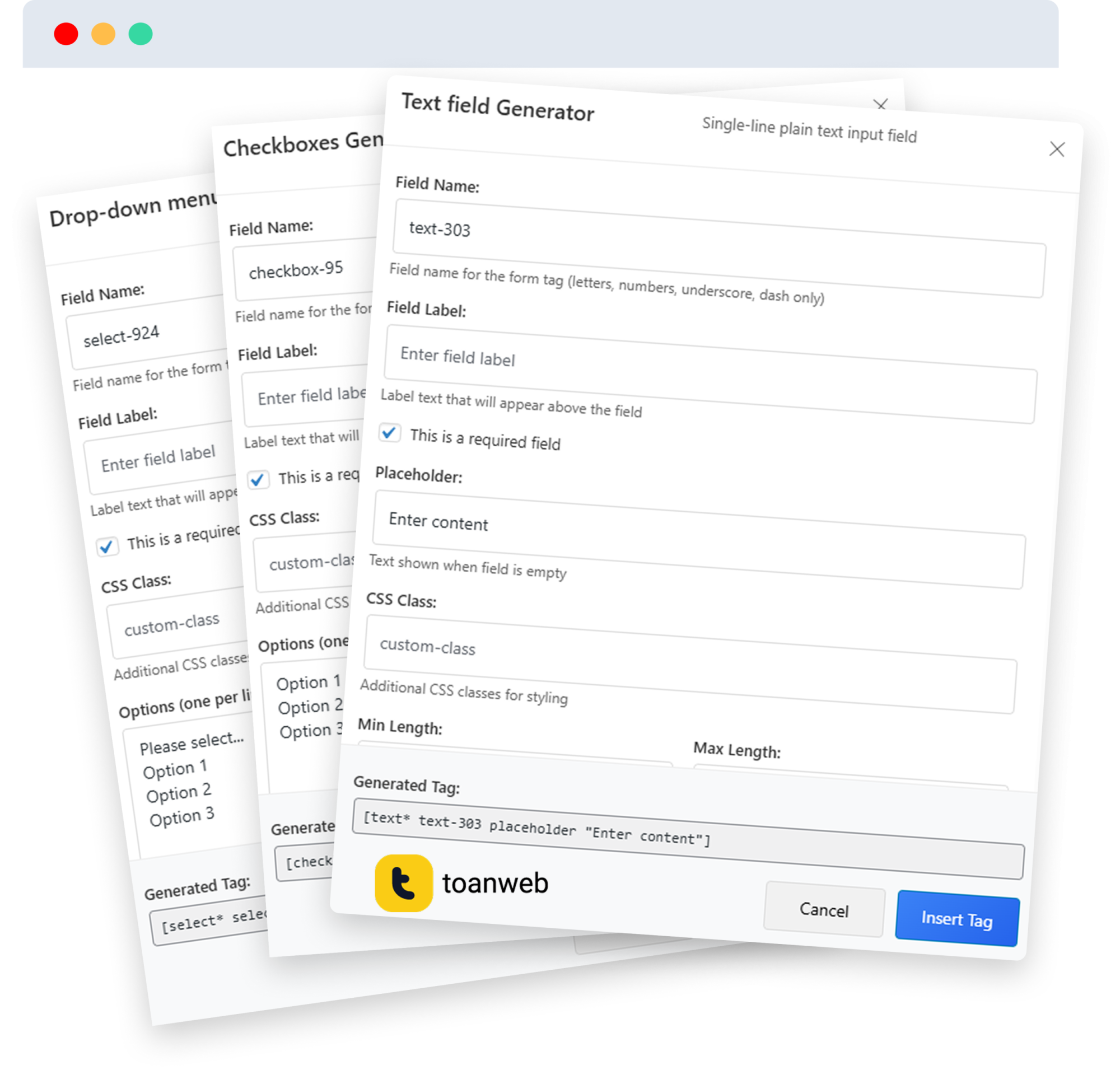 CF7 Layout Builder Plugin - ToanWeb