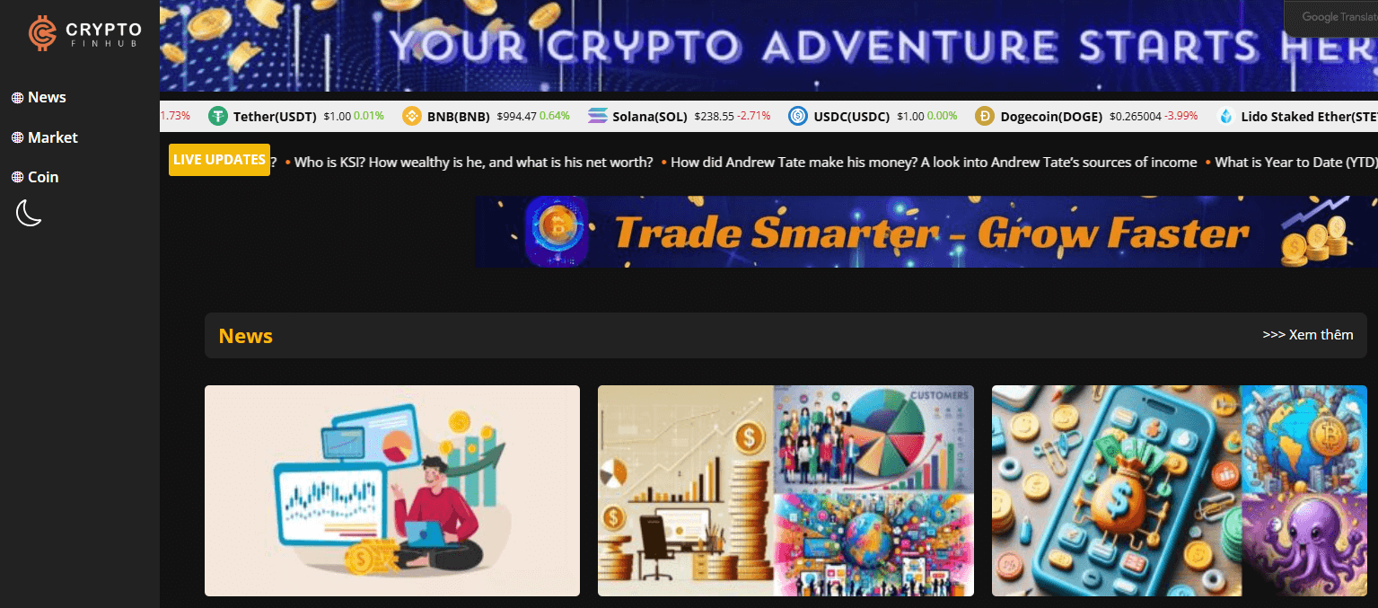 Web cryptofinhub